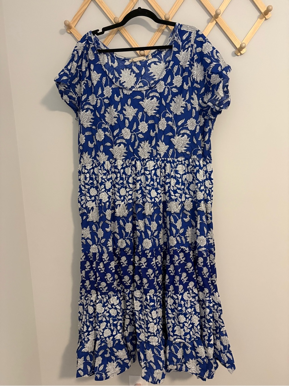 Soft Surroundings Blue Floral Maxi Dress size 3X - Picture 2 of 7